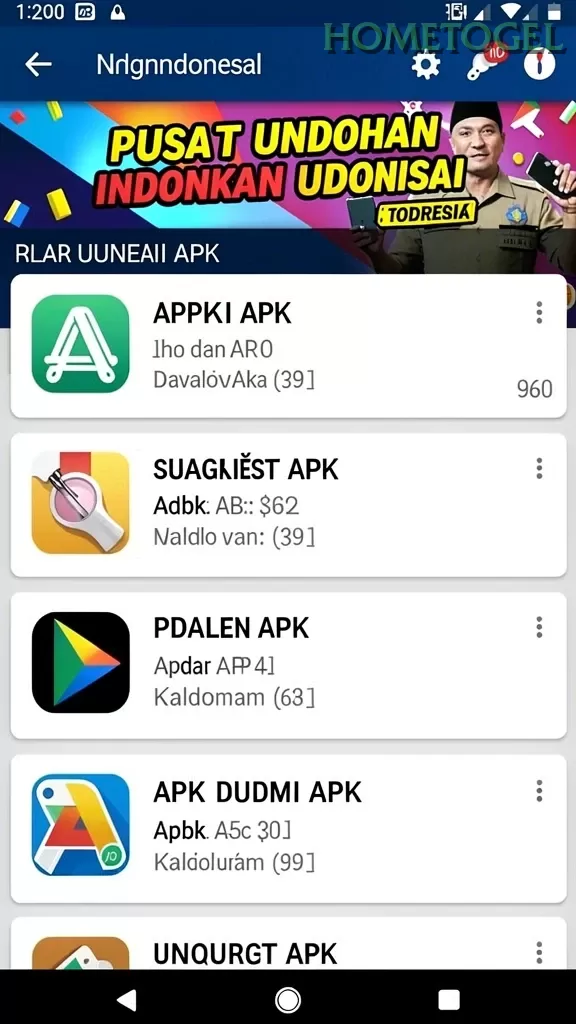 hometogel Tangkapan Layar - APK Resmi